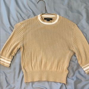 Tan crop top from Forever 21